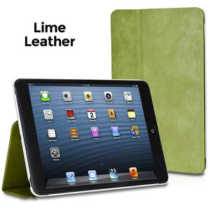 Xtrememac IPDM-MFDL-53 Microfolio Leather Lime Case For Ipad Mini