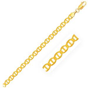 Unbranded 73797-20 4.5mm 10k Yellow Gold Mariner Link Chain Size: 20''