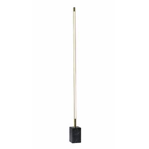 Homeroots.co 372616 Minimalist Ambient Glow Led Floor Lamp With Dimmer