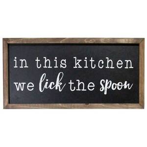 Homeroots.co 373338 In This Kitchen Chalkboard Style Wall Art