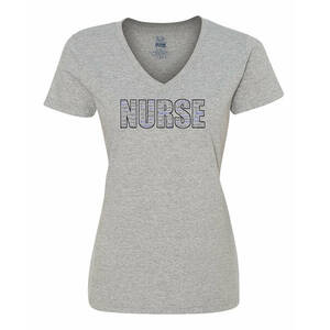 Bad NURVMEGR Nurse Ladies Shirt Medium