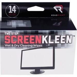 Advantus REA RR1205 Read Right Kleen  Dry Screen Cleaners - For Displa