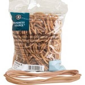 Business BSN 117B14LB Rubber Bands - 7 Length - 125 Mil Thickness - St