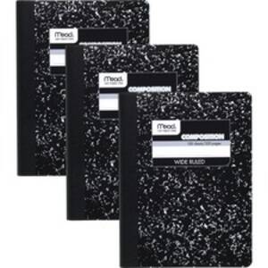 Acco MEA 38301 Mead Wide Ruled Comp Book - 100 Sheets - 100 Pages - Se
