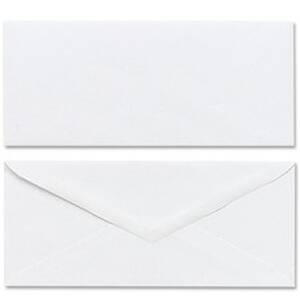Acco MEA 75050 Mead Plain White Envelopes - Business - 10 - 4 18 Width
