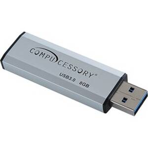Compucessory CCS 26468 8gb Usb 3.0 Flash Drive - 8 Gb - Usb 3.0 - Silv