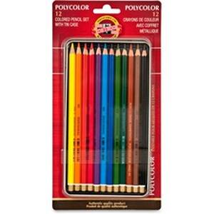 Chartpak/pickett KOH FA381612BC Koh-i-noor Polycolor Colored Pencils S