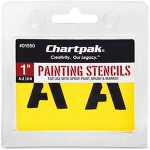 Chartpak/pickett CHA 01550 Chartpak Painting Lettersnumbers Stencils -