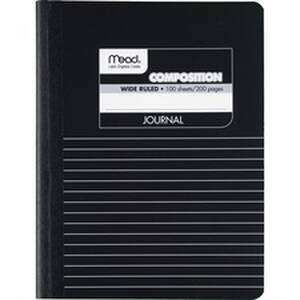 Acco MEA 09920 Mead Square Deal Black Marble Journal - 100 Sheets - Se