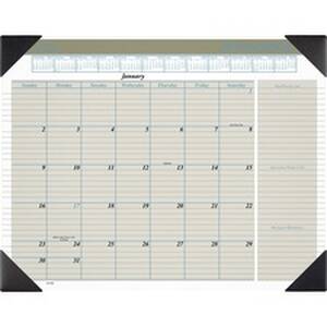 Acco AAG HT1500 At-a-glance Executive Monthly Calendar Desk Pad - Juli