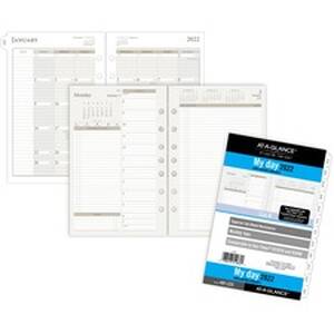 Acco AAG 481225 Day Runner Pro 2ppd Wide Area Planning Pages - Julian 