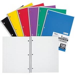 Acco MEA 06622 Mead One-subject Spiral Notebook - 100 Sheets - Spiral 