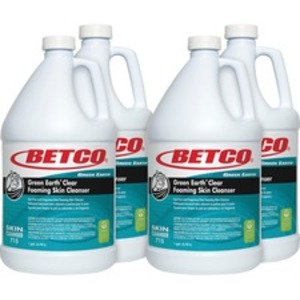 Betco BET 7150400 Green Earth Clear Foaming Skin Cleanser - Foam - 1 G