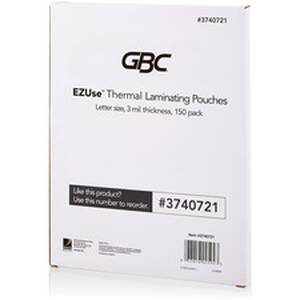 Acco GBC 3740721 Gbc Fusion Ezuse Laminating Pouches - Sheet Size Supp
