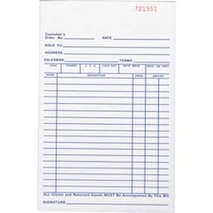 Business BSN 39552 All-purpose Carbonless Forms Book - 50 Sheet(s) - 2