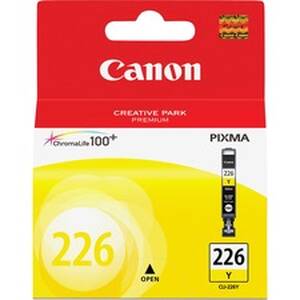 Original Canon 4549B001 Cli-226yw Ink Cartridge - Inkjet - Yellow - 1 