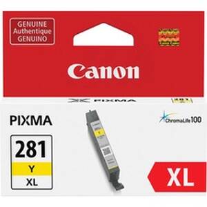 Original Canon 2036C001 Cli-281xl Ink Cartridge - Yellow - Inkjet - 1 