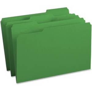 Business BSN 99721 13 Tab Cut Legal Recycled Top Tab File Folder - 8 1