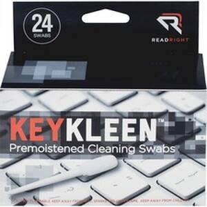 Advantus REA RR1243 Read Right Pre-moistened Keykleen Swabs - Pre-mois