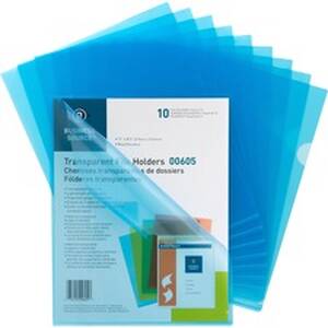 Business BSN 00605 Letter File Sleeve - 8 12 X 11 - 20 Sheet Capacity 