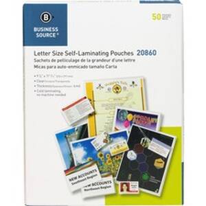 Business BSN 20860 Laminating Document Pouches - Laminating Pouchsheet