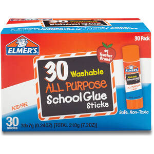 Elmers EPI E599 Elmer's All-purpose School Glue Sticks Bulk Pack - 0.7
