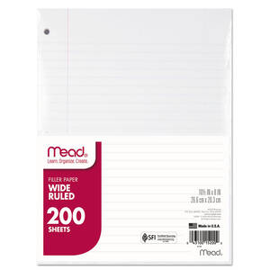 Mead 17208 Paper,filr 200sh,we