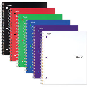 Mead 45484 Notebook,7x5-15,100,ast
