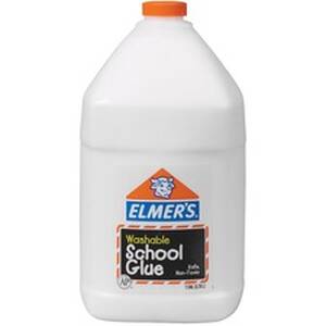 Elmers EPI E340 Elmer's Washable School Glue - 1 Gal - 1 Each - White