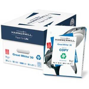 International HAM 86702 Hammermill Paper For Copy 8.5x11 3-hole Punche