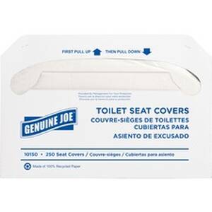 Genuine GJO 10150 Joe Half-fold Toilet Seat Covers - Half-fold - For P