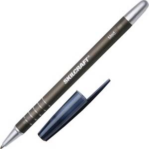 National 7520013576844 Skilcraft Rubberized Ballpoint Stick Pen - Medi