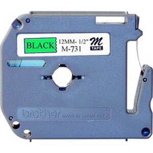 Brother M731 P-touch Nonlaminated M Series Tape Cartridge - 12 X 26 15