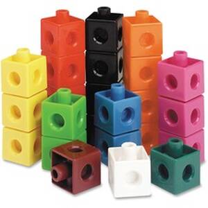 Learning LRN LER7584 Snap Cubes 1-piece Activity Set - Skill Learning: