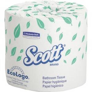 Kimberly KCC 05102 Scott Standard Bathroom Tissue - 1 Ply - 4 X 4.10 -