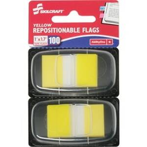 National 7510013152024 Skilcraft Repositionable Self-stick Flags - 1 X