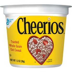 General GNM SN13896 Cheerios Cereal-in-a-cup - - 1 Serving Cup - 1.30 