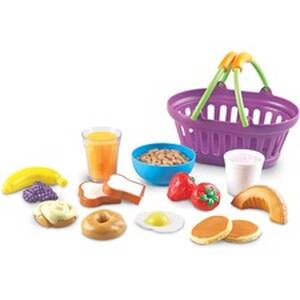 Learning LRN LER9730 New Sprouts - Play Breakfast Basket - 1  Set - 2 