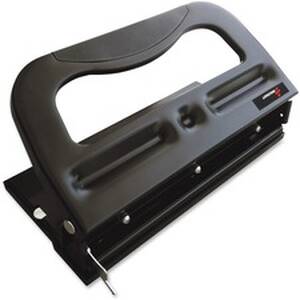 National 7520016203315 Skilcraft Heavy-duty 3-hole Paper Punch - 3 Pun