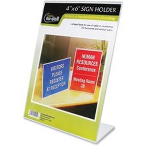 Glolite NUD 35446 Nudell Nudell Clear Plastic Sign - 1 Each - 4 Width 