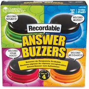 Learning LRN 3769 Recordable Answer Buzzers - Themesubject: Learning -