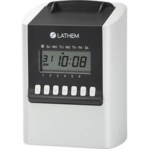 Lathem LTH 700E 700e Calculating Electronic Time Clock - Card Punchsta