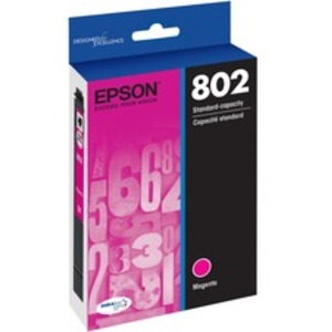 Epson T802320-S Durabrite Ultra 802 Ink Cartridge - Magenta - Inkjet -