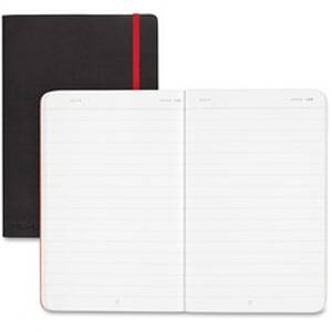 Mead JDK 400065000 Black N' Red Soft Cover Business Notebook - Sewn - 