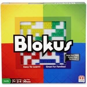 Mattel MTT BJV44 Blokus Game - Takes Less Than 1 Minute To Learn - End