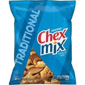 General GNM SN14858 Chex Mix Traditional Snack Mix - Corn, Wheat - 3.7