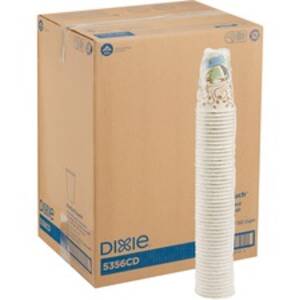 Georgia DXE 5356CDCT Dixie Perfectouch Insulated Paper Hot Coffee Cups