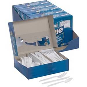 Georgia DXE CM168CT Dixie Heavyweight Disposable Forks, Knives  Spoons