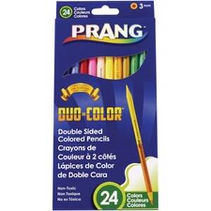 Dixon DIX X22112 Prang Duo-color Double Sided Colored Pencils - 3 Mm L