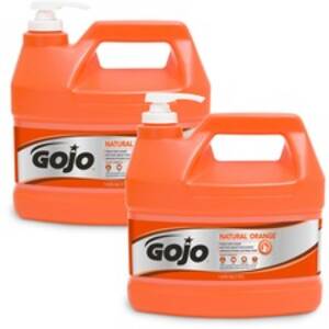 Gojo GOJ 095502 Reg; Natural Orange Pumice Hand Cleaner - Orange Citru